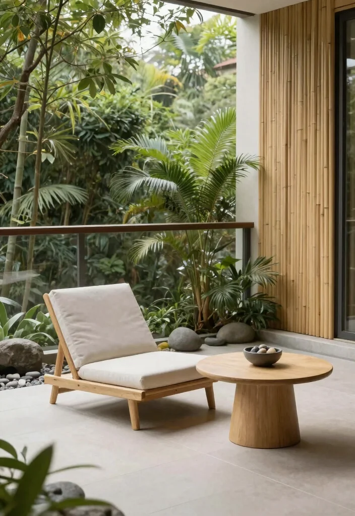 16 Large Balcony Terrace Ideas That Feel Like Outdoor Living Rooms 24 16 Large Balcony Terrace Ideas That Feel Like Outdoor Living Rooms 4. Minimalist Zen Retreat 0